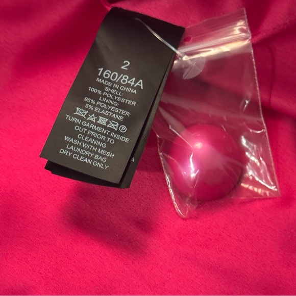 KATE SPADE Open Back Lucille Mini Dress Rosa Plum Pink Sz 2 NWT - Picture 15 of 15